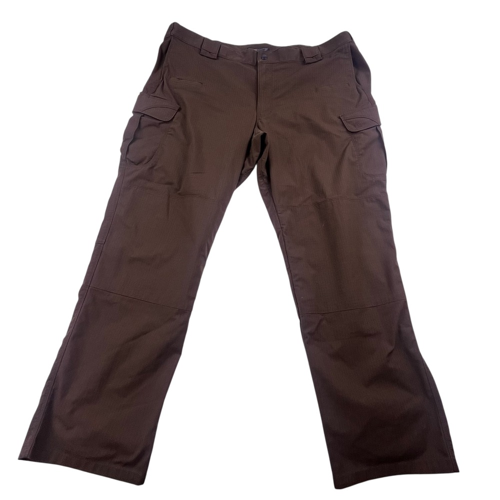 5.11 Tactical Mens Double Knee Ripstop Cargo Pants Brown 44x32